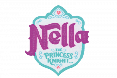 Nella the princess knight woven patch