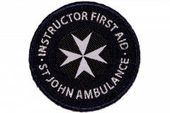 StJohns Ambulance iron on patches woven patch