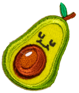Cute Avocado Badge