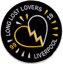 Long Lost Lovers Liverpool 1999- BROKEN HEART BADGE
