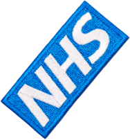 Blue and White NHS Badge
