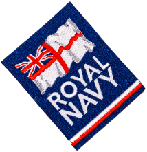 Rectangle Royal Navy Badge