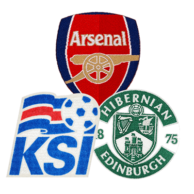 Embroidered badges & patches  custom embroidered badges - Your Football  Club