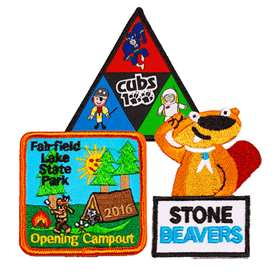 Custom Scout Badges, Cub patches, and Girl-guiding Badges