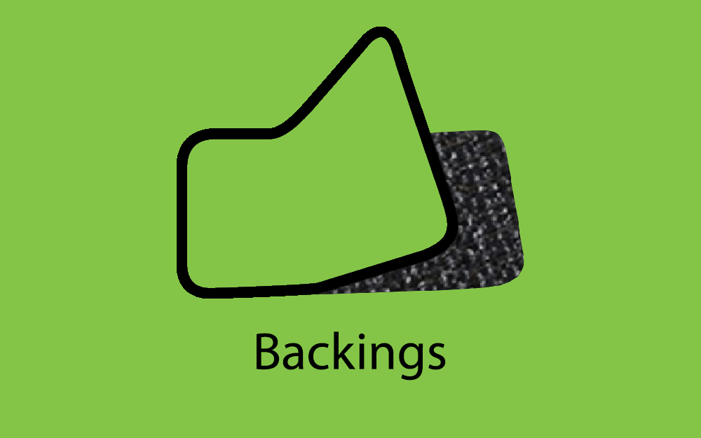 Badge backing types