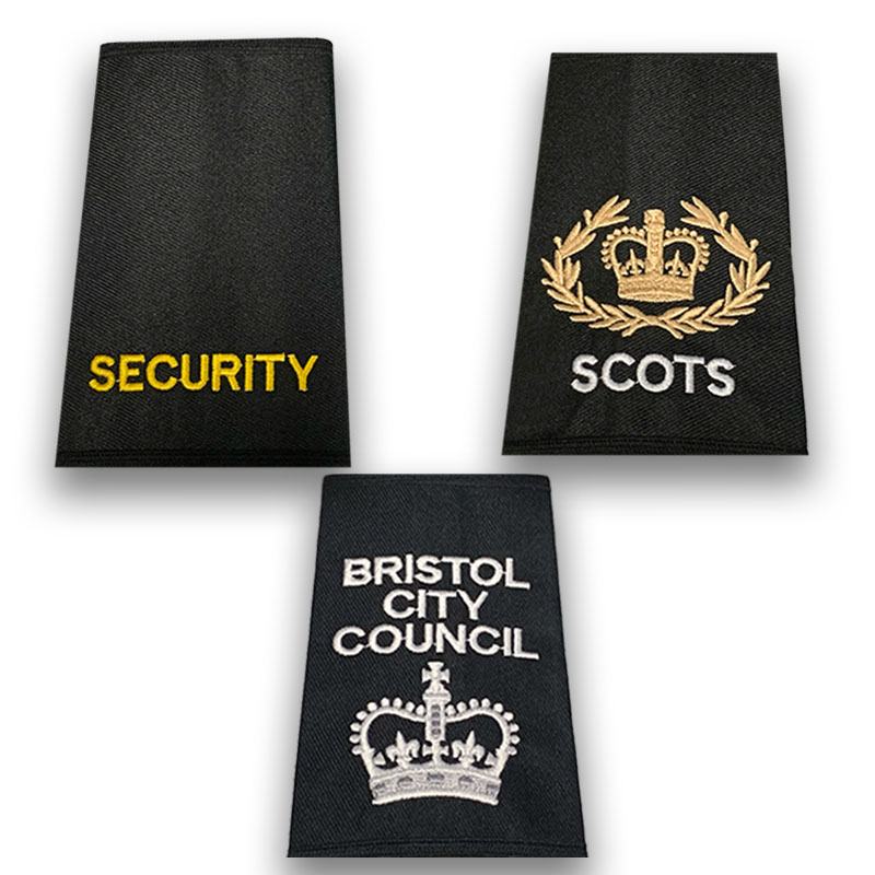 Embroidered Epaulettes - Embroidery Badge