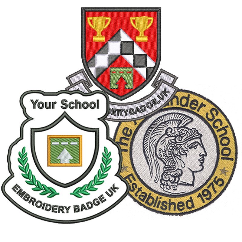 School Uniform Badges Embroidery Badge
