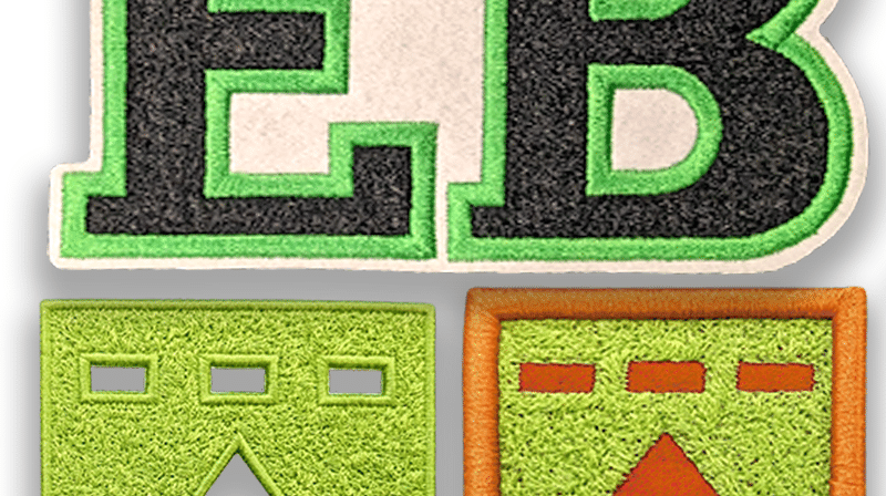 Custom Faux Chenille Badges with Unique Textures and Colors